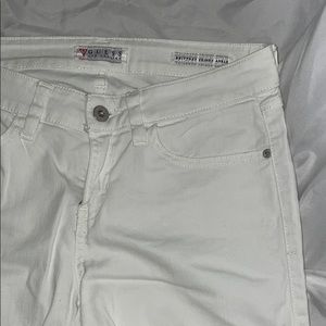 White Guess Skinny Jeans
